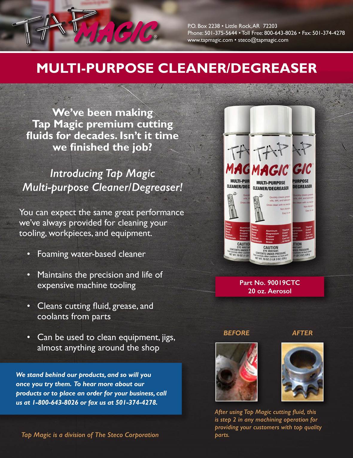 Tap Magic Xtra-Thick Liquide de coupe, 16 oz, flacon souple – 12 par C –  Segomo Tools